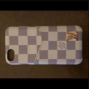 Louis Vuitton card holder iPhone 8 case